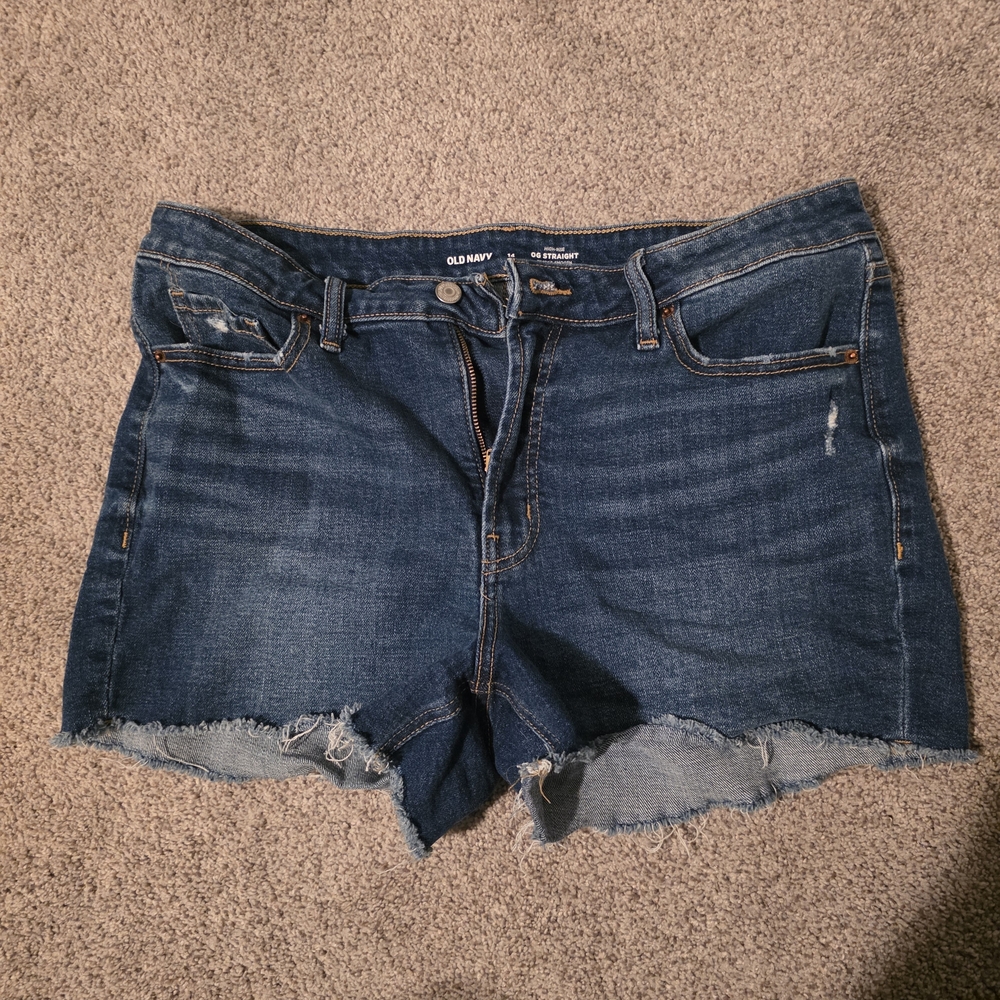 Old Navy Women's Dark Blue Jean Shorts